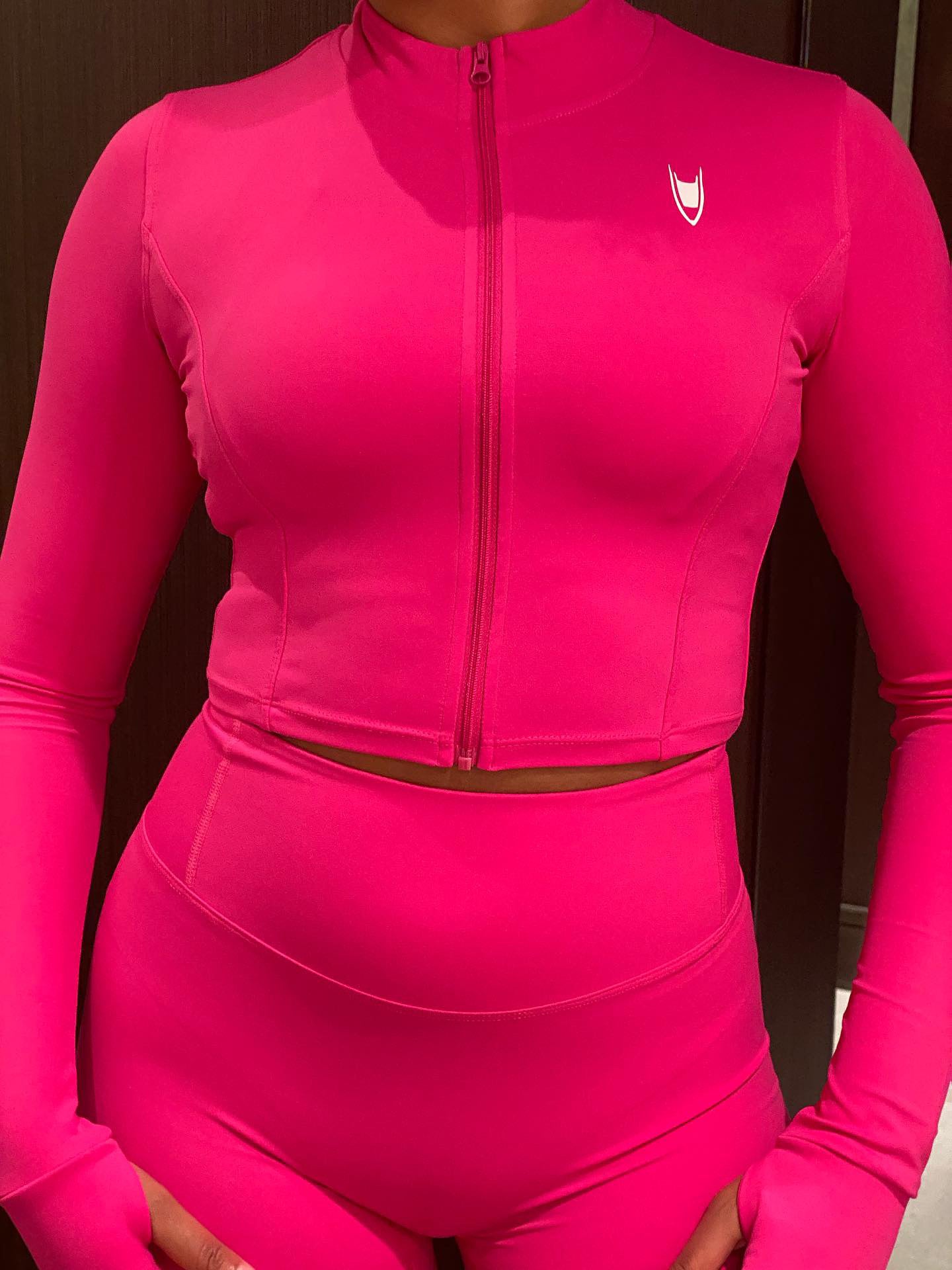 Pink Crop Jacket