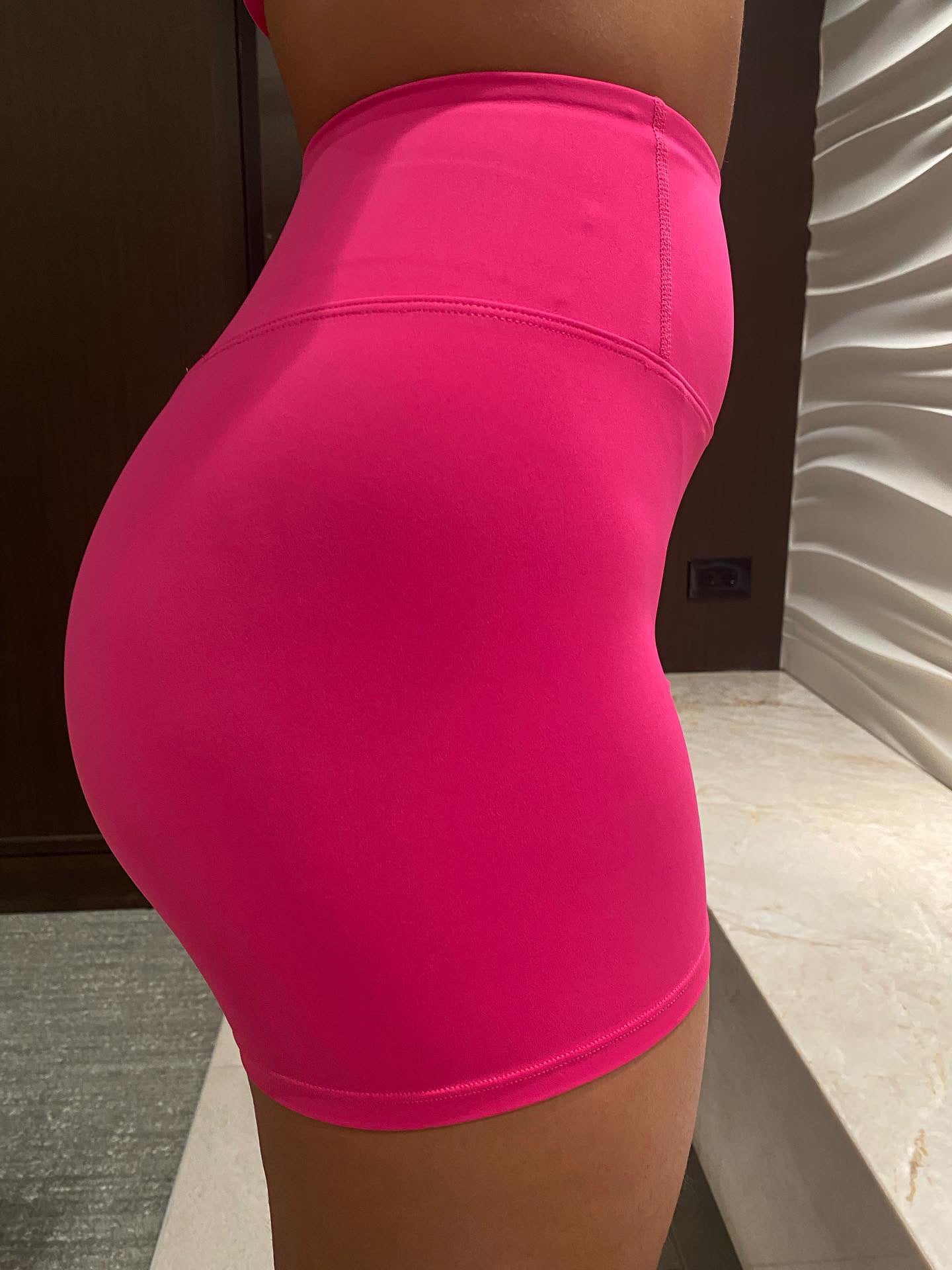 Pink Biker Shorts